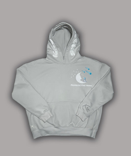 Krescent Klub "Promise the Moon" Hoodie - Grey Edition